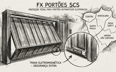 Trava Eletromagnética: O Reforço de Segurança Obrigatório para seus Portões Automáticos Eletrônicos em São Caetano do Sul