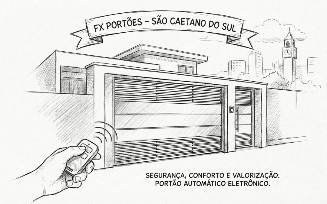 Modernidade e Segurança: As Vantagens de um Portão Automático Eletrônico em São Caetano do Sul