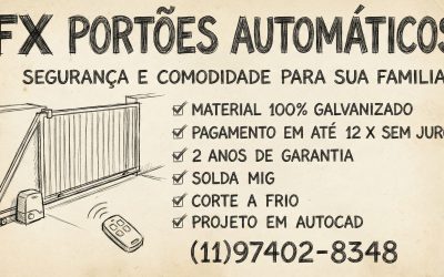 Portões Automáticos em São Bernardo do Campo: Tecnologia, Segurança e a Melhor Engenharia para o Seu Lar