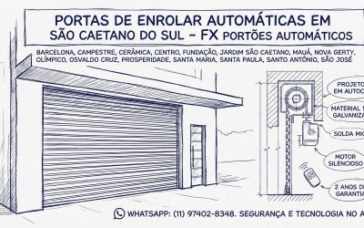 Portas de Enrolar Automáticas em São Caetano do Sul: Segurança e Otimização de Espaço