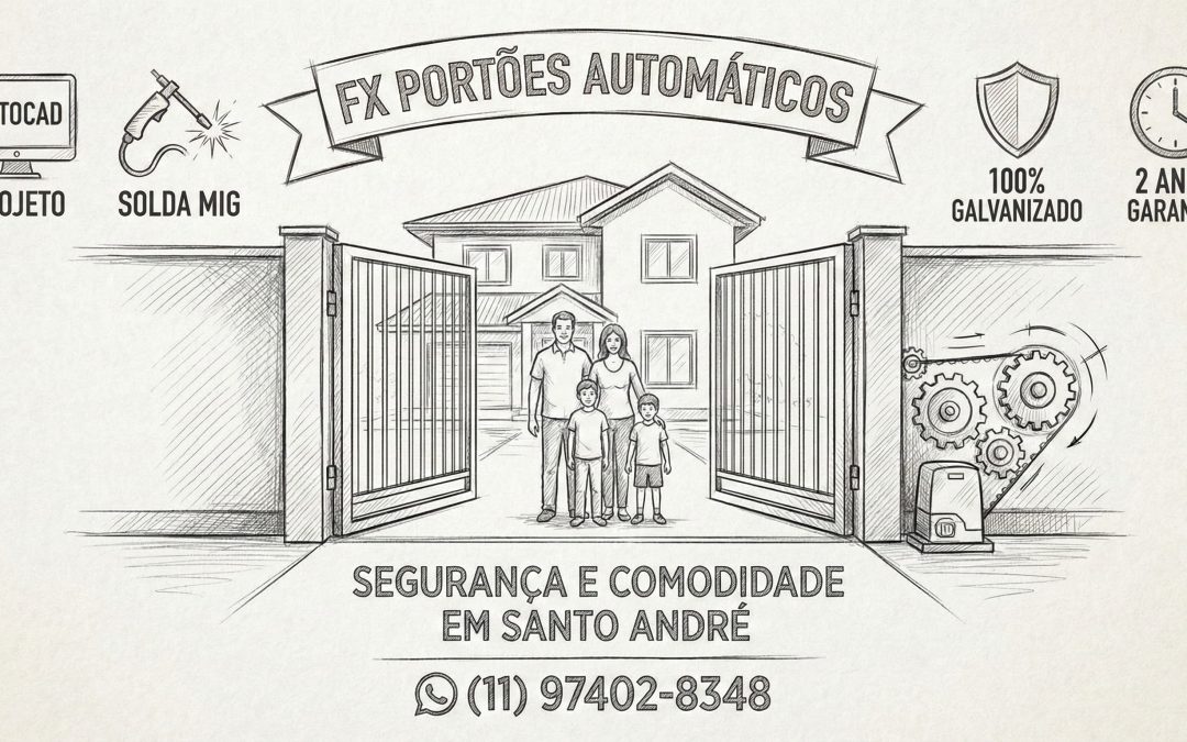 FX Portões: Segurança, Tecnologia e a Melhor Escolha em Portões Automáticos em Santo André