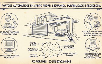 Portões Automáticos em Santo André: Segurança, Durabilidade e Tecnologia para sua Casa