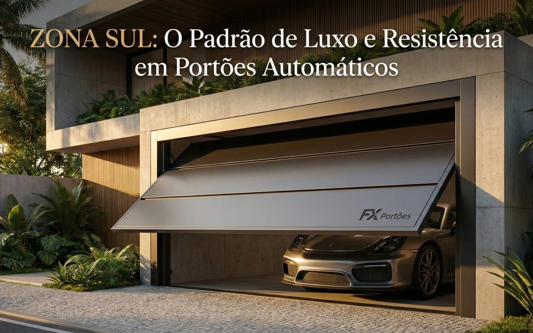 Solda MIG: O Padrão de Luxo e Resistência para seus Portões Automáticos na Zona Sul de SP