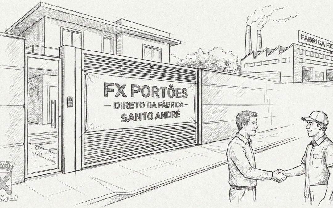 Chega de Intermediários: Compre Direto do Melhor Fabricante seu Portão Automático Novo em Santo André